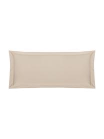 Funda de almohada de satén Premium, 45 x 110 cm, Gris pardo, An 45 x L 110 cm