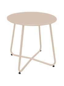 Zahradní stolek Luna, Epoxidová ocel, Béžová, Ø 45 cm, V 45 cm