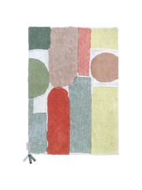 Grand tapis en laine lavable Woolable Abstra, Multicolore, larg. 170 x long. 240 cm (taille M)