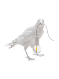 Lampada da tavolo a LED Bird, Bianco, Larg. 33 x Alt. 12 cm