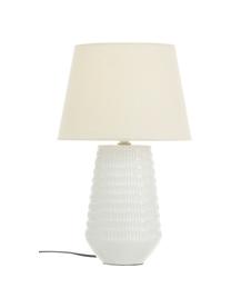 Lampe à poser en céramique Mona, Blanc