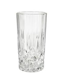 Gläser-Set George mit Kristallrelief, 8er-Set, Glas, Transparent, Set mit verschiedenen Größen