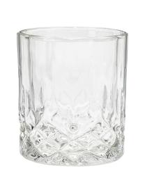 Gläser-Set George mit Kristallrelief, 8er-Set, Glas, Transparent, Set mit verschiedenen Größen