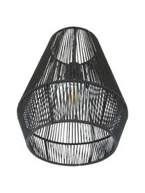 Hanglamp Hadi, Baldakijn: gepoedercoat metaal, Lampenkap: gepoedercoat metaal, Zwart, Ø 30 x H 38 cm