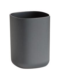 Vaso cepillo de dientes Yilma, Plástico, Gris, An 7 x Al 10 cm