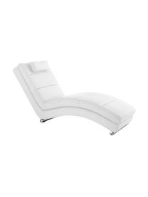 Sillón de cuero sintético Sofia, Estructura: madera, Tapizado: cuero sintético, Blanco, An 65 x Al 85 cm