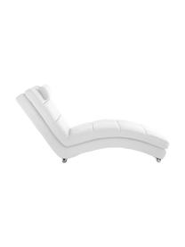 Sillón de cuero sintético Sofia, Estructura: madera, Tapizado: cuero sintético, Blanco, An 65 x Al 85 cm