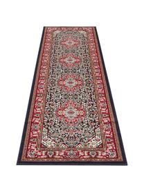 Loper Skazar Isfahan in Oriënt stijl, Rood, multicolour, 80 x 250 cm