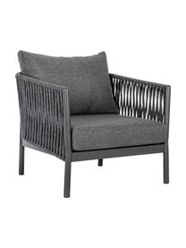 Garten-Loungesessel Florencia, Gestell: Aluminium, pulverbeschich, Bezug: Olefin (100% Polypropylen, anthrazit, B 80 x T 85 cm