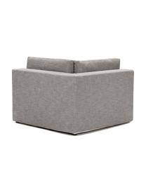 Moduł narożny Russell, Tapicerka: 100% bawełna Dzięki tkani, Stelaż: lite drewno sosnowe z cer, Nogi: tworzywo sztuczne, Szara tkanina, S 103 x G 103 cm