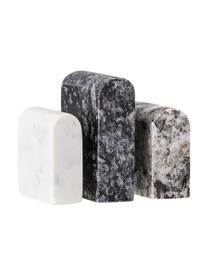 Oggetto decorativo in marmo Cian, Marmo, Nero, bianco, Larg. 9 x Alt. 9 cm