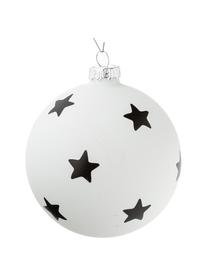 Set palline di Natale Bullerbü 6 pz, Ø 10 cm, Bianco, nero, Ø 10 cm