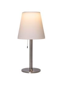 Solárna záhradná lampa Solia, Biela, odtiene striebornej, Ø 28 x V 60 cm