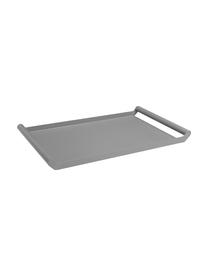 Serviertablett Charlie in Grau, L 50 x B 30 cm, Metall, beschichtet, Grau, 30 x 50 cm