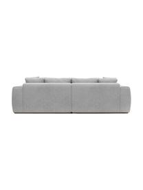 Ecksofa Vienna (4-Sitzer), Bezug: 100 % Polyester Der strap, Webstoff Grau, B 284 x T 170 cm, Eckteil links