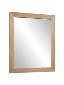 Miroir mural en bois Wilany, Beige