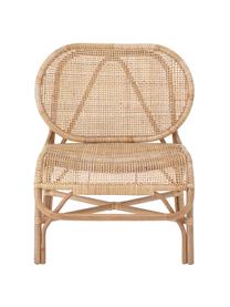 Fotel wypoczynkowy z rattanu Rosen, Rattan, Beżowy, S 70 x G 68 cm