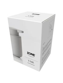 Distributeur de savon en grès cérame Ume, Grès cérame recouvert d'une surface Soft-touch (plastique), Gris, Ø 8 x haut. 13 cm