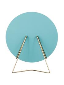 Ronde make-up spiegel Standing Mirror met gouden frame, Frame: gepoedercoat staal, Goudkleurig, 30 x 35 cm