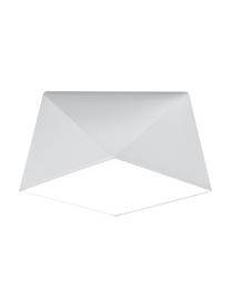 Plafoniera Koma, Materiale sintetico (PVC), Bianco, Ø 30 x Alt. 15 cm