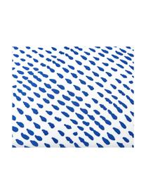Lenzuola Gocciole, Cotone, Blu, bianco, 150 x 280 cm