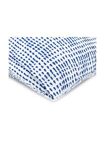 Lenzuola Gocciole, Cotone, Blu, bianco, 150 x 280 cm