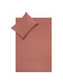 Biancheria da letto in lino lavato morbido color terracotta Nature, Mezzo lino
(52% lino, 48% cotone)

Densità dei fili 108 TC, qualità standard

Il mezzo lino offre una sensazione piacevole e ha un naturale aspetto sgualcito, che viene esaltato dall'effetto stonewash. Assorbe fino al 35% di umidità, si asciuga molto rapidamente e ha un effetto piacevolmente rinfrescante nelle notti d'estate. L'elevata resistenza allo strappo rende il mezzo lino resistente all'abrasione e all'usura, Terracotta, 240 x 300 cm + 2 federe 50 x 80 cm