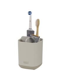 Zahnputzbecher EasyStore, Kunststoff, Hellbeige, B 9 x H 13 cm