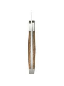 Cuchillos para bistec de madera Jasmine, 6 uds., Plateado, madera clara, L 23 cm