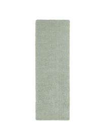 Flauschiger Hochflor-Läufer Leighton in Mintgrün, Flor: Mikrofaser (100% Polyeste, Mintgrün, B 80 x L 250 cm