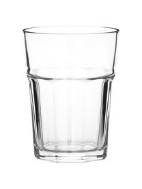 Stapelbare waterglazen Gibraltar, 6 stuks, Glas, Transparant, Ø 9 x H 10 cm, 240 ml