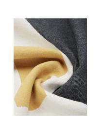 Bavlnená deka s abstraktným vzorom Nova, 85 % bavlna, 8 % viskóza, 7 % polyakryl, Krémová, Š 145 x D 220 cm