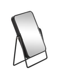 Miroir rectangulaire de salle de bain Doppio, Noir, verre miroir