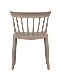 Stohovateľná záhradná stolička Bliss, Polypropylén, Sivobéžová, Š 52 x H 53 cm