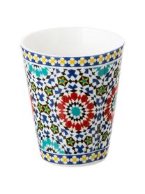 Ensemble de mugs à espresso Bisanzio, 6 élém., Porcelaine New Bone China, Intérieur : blanc ivoire Extérieur : multicolore, Ø 6 x haut. 6 cm