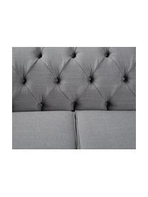 Canapé Chesterfield James (3 places), Gris clair