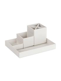Büro-Organizer-Set Lena, 4-tlg., Fester, laminierter Karton
(100 % recyceltes Papier), Greige, Set mit verschiedenen Größen