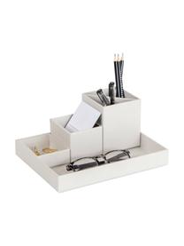 Set 4 organizer ufficio Lena, Cartone solido laminato
(100% carta riciclata), Greige, Set in varie misure