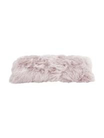 Federa arredo liscia in soffice pelliccia sintetica rosa Mathilde, Retro: 100% poliestere, Rosa, Larg. 30 x Lung. 50 cm