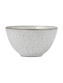 Handgemaakte schalen Nordic Sand, 4 stuks, Keramiek, Lichtgrijs, Ø 15 x H 8 cm