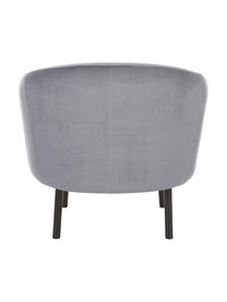 Samt-Cocktailsessel Freja, Bezug: Samt (Polyester) 30.000 S, Samt Grau, B 65 x T 72 cm