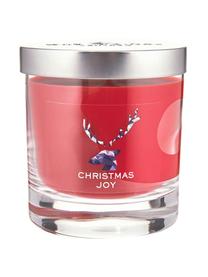 Candela natalizia Christmas Joy (cannella, chiodi di garofano & vaniglia dolce), Contenitore: vetro, Coperchio: metallo rivestito, Cannella, chiodi di garofano e vaniglia dolce, Ø 8 x Alt. 12 cm