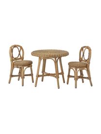 Kinder-Stuhl Hortense aus Rattan, Rattan, Helles Holz, B 31 x T 31 cm