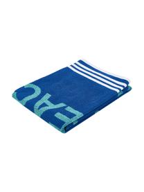 Serviette de plage bleu Cool, 100 % coton, Tons bleus, larg. 90 x long. 160 cm