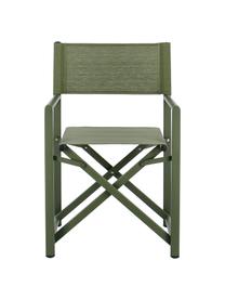 Silla plegable para exterior Taylor, Asiento: plástico (610 g/m²), Estructura: aluminio con pintura en p, Verde, An 55 x F 45 cm