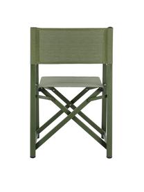 Silla plegable para exterior Taylor, Asiento: plástico (610 g/m²), Estructura: aluminio con pintura en p, Verde, An 55 x F 45 cm