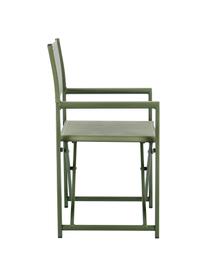 Silla plegable para exterior Taylor, Asiento: plástico (610 g/m²), Estructura: aluminio con pintura en p, Verde, An 55 x F 45 cm