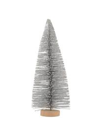 Deko-Objekt Christmas Tree, Metall, Silberfarben, Hellbraun, Ø 8 x H 20 cm