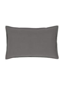 Federa arredo in cotone grigio scuro Mads, 100% cotone, Grigio, Larg. 30 x Lung. 50 cm