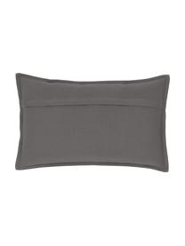 Housse de coussin en coton gris foncé Mads, 100 % coton, Gris foncé, larg. 30 x long. 50 cm